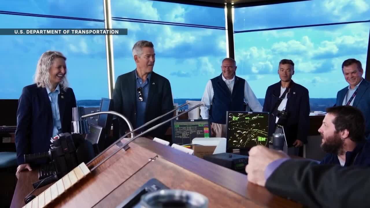 Sec. Sean Duffy visits Norfolk International, Highlights Air Traffic Control Upgrades
